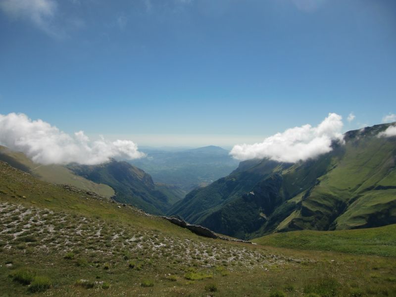 Monti Sibillini - Panorama da Forcella Angagnola